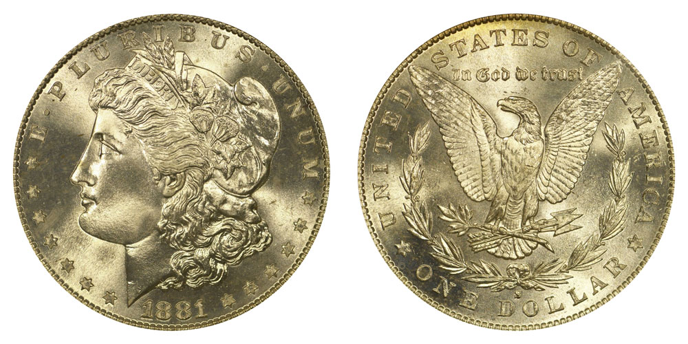 Shops 1881 S Morgan Silver Dollar